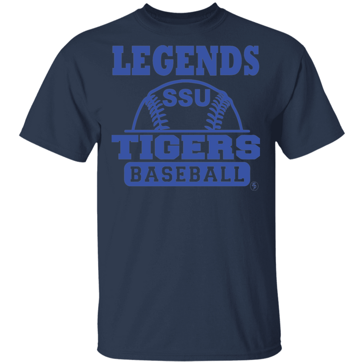 SSU - Tigers Baseball - Blue - Unisex  5.3 oz. T-Shirt