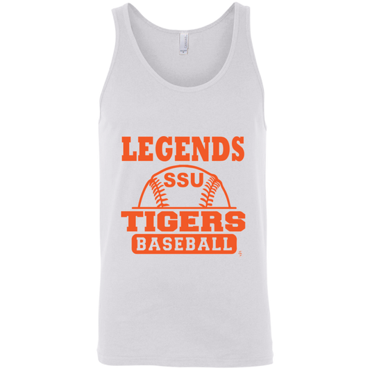 SSU - Tigers Baseball - Orange - Fashion Fitted Unisex Tank