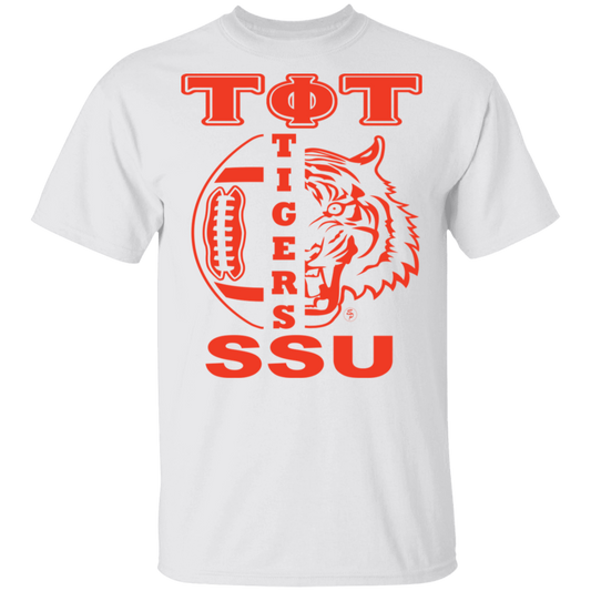 SSU - Tigers Football - Orange - Unisex  5.3 oz. T-Shirt