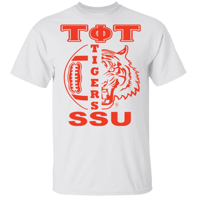 SSU - Tigers Football - Orange - Unisex  5.3 oz. T-Shirt