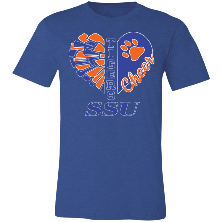 SSU - Tigers Cheer - Fashion Fitted Short-Sleeve T-Shirt