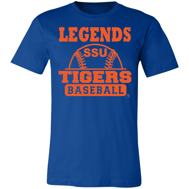 SSU - Tigers Baseball - Orange - Fashion Fitted Short-Sleeve T-Shirt