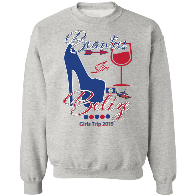 Beauties In Belize - Crewneck Pullover Sweatshirt