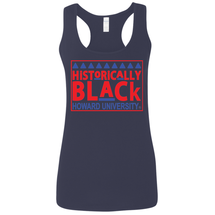 Howard - Historically Black - Women's Softstyle Racerback Tank