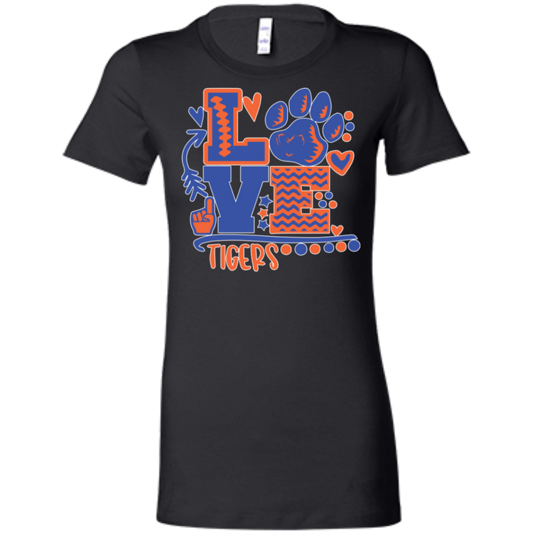 SSU - Love Tigers - Fashion Fitted Women's Favorite T-Shirt