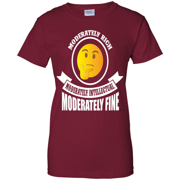 Moderately Rich - Intellectual - Fine - Women's Tee