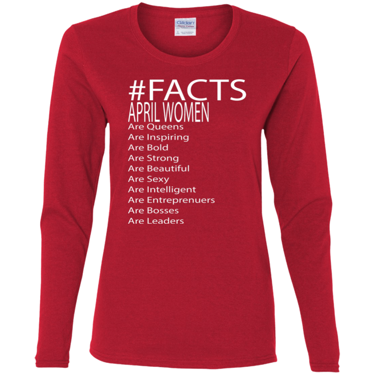 Facts - April Women - Women's LS Tee