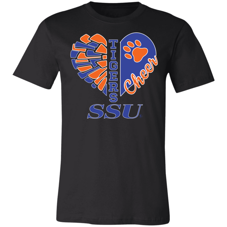 SSU - Tigers Cheer - Fashion Fitted Short-Sleeve T-Shirt