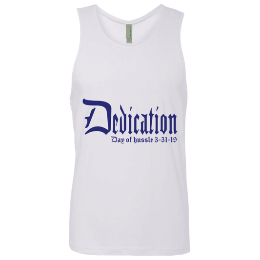 Dedication - Day of Hussle - Navy - Men's Tank Top