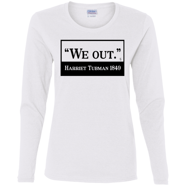 Tubman - We Out - Black - Women's LS Tee