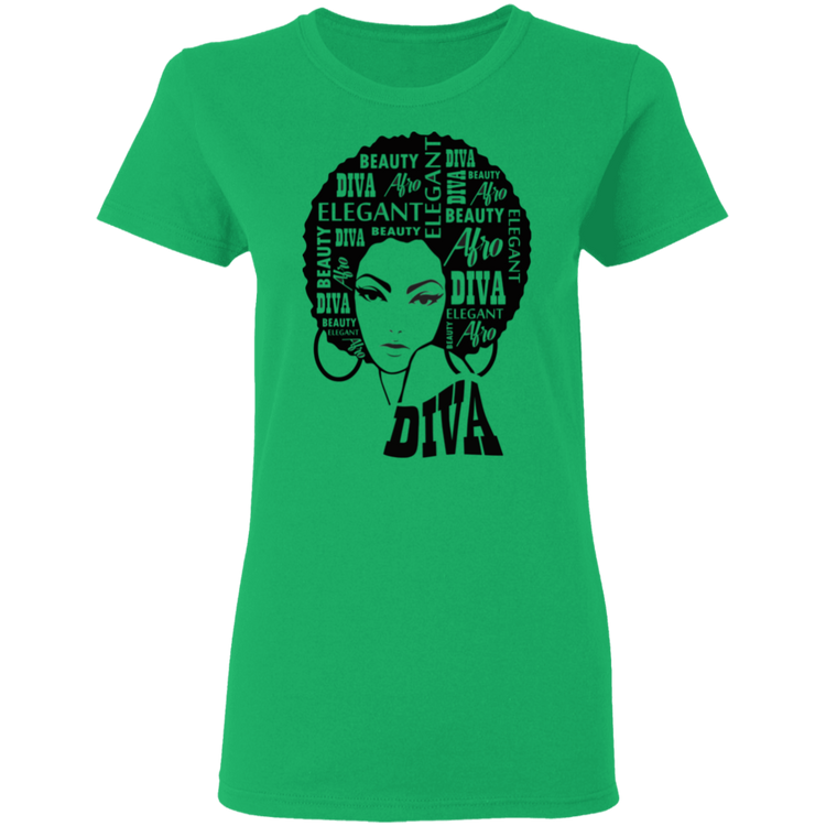 Afro Diva - Women's 5.3 oz. Tee