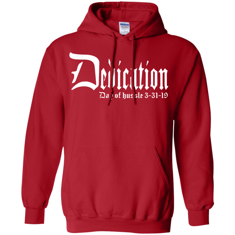 Dedication - Day of Hussle - White - Men's / Women's Pullover Hoodie