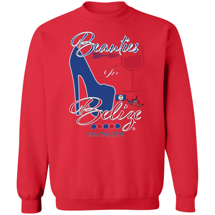 Beauties In Belize - Crewneck Pullover Sweatshirt