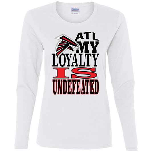 ATL Falcons Undefeated Loyalty - Women's LS Tee