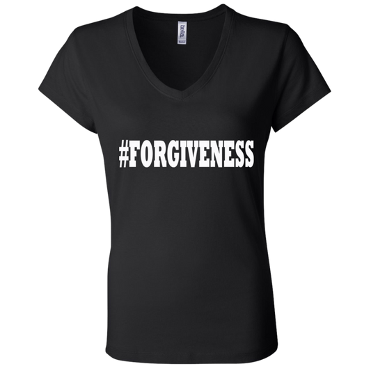 FORGIVENESS White - Black Label Women's V-Neck T-Shirt