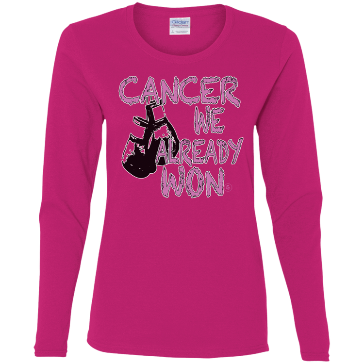 Cancer - We Already Won - Women's LS Tee