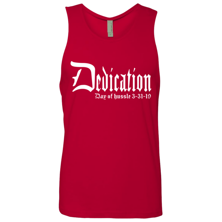 Dedication - Day of Hussle - White - Men's Tank Top