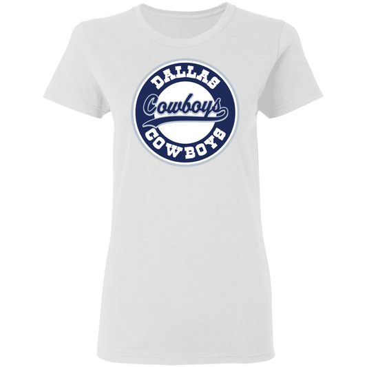 Dallas Cowboys Circle Tee - Women's 5.3 oz. Tee