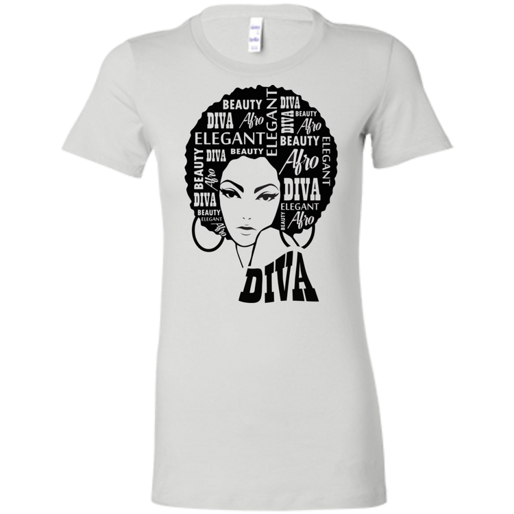 Afro Diva - Fashion Fitted Women's Favorite T-Shirt