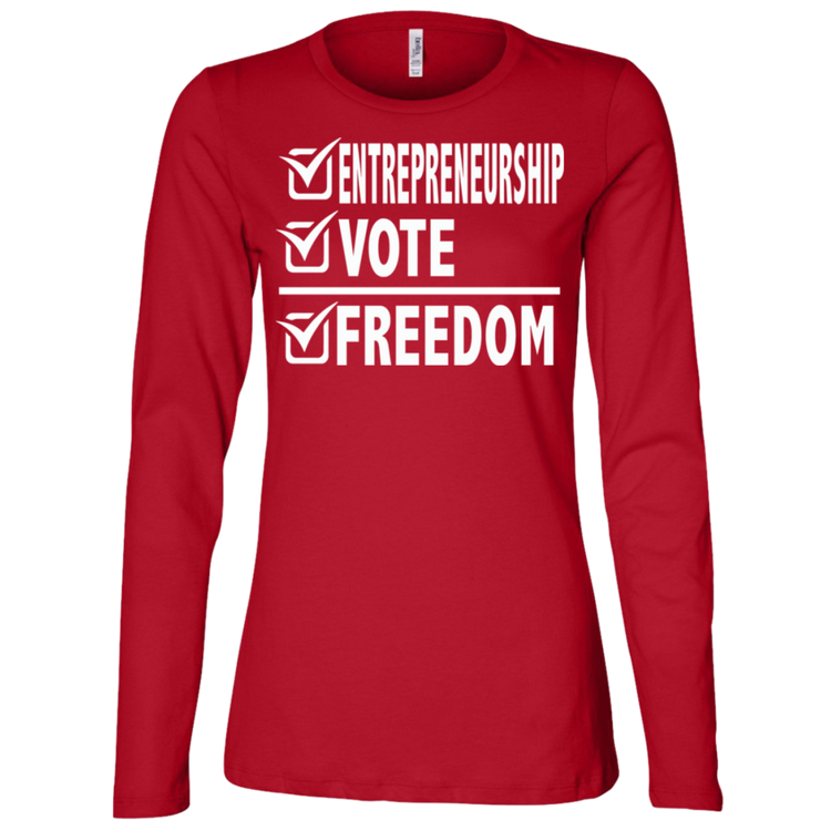 Entrepreneurship + Vote + Freedom