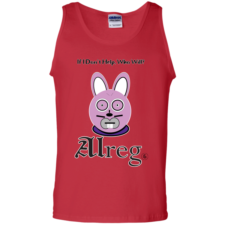 Alreg Adventures - Alreg Rabbit - If I dont help who will - Men's Tank Top