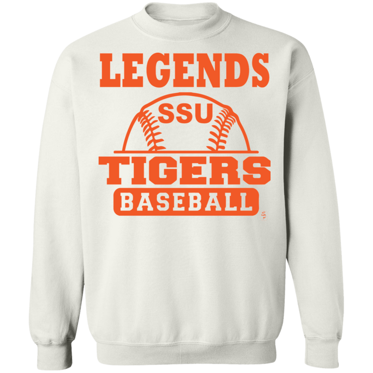 SSU - Tigers Baseball - Orange - Crewneck Pullover Sweatshirt  8 oz.