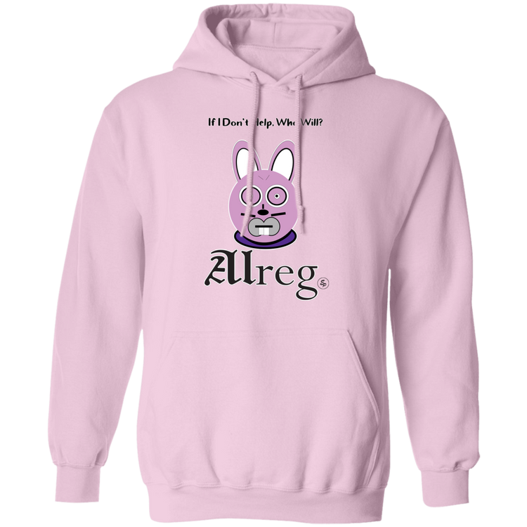 Alreg Adventures - Alreg Rabbit - If I dont help who will - Unisex Pullover Hoodie