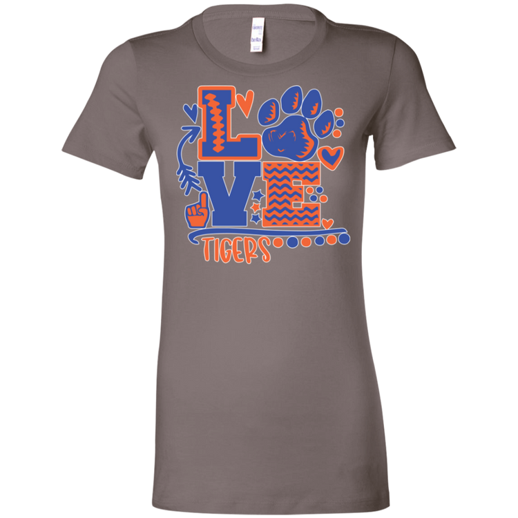 SSU - Love Tigers - Fashion Fitted Women's Favorite T-Shirt