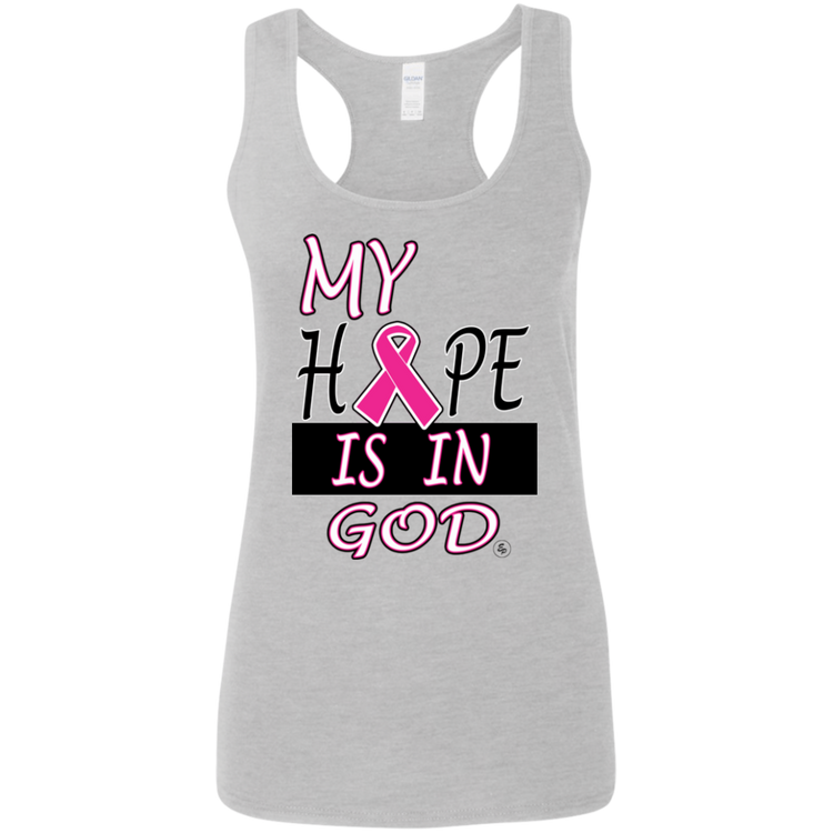 My Hope Is In God - Women's Softstyle Racerback Tank