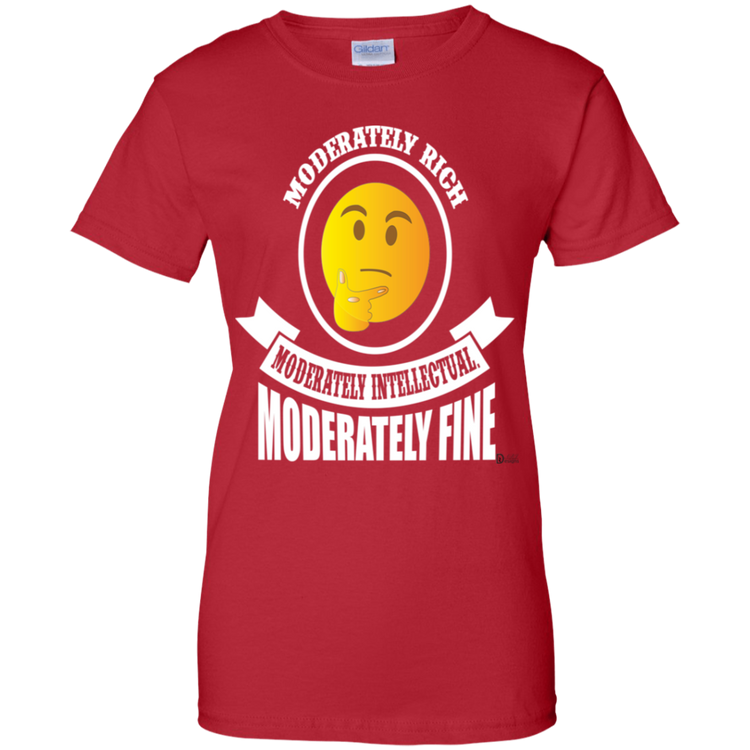 Moderately Rich - Intellectual - Fine - Women's Tee