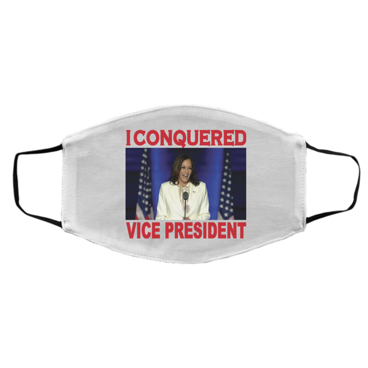 VP - I Conquered - RED - Face Mask