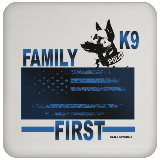 K9 Blue Line Family First - UN5677 Coaster