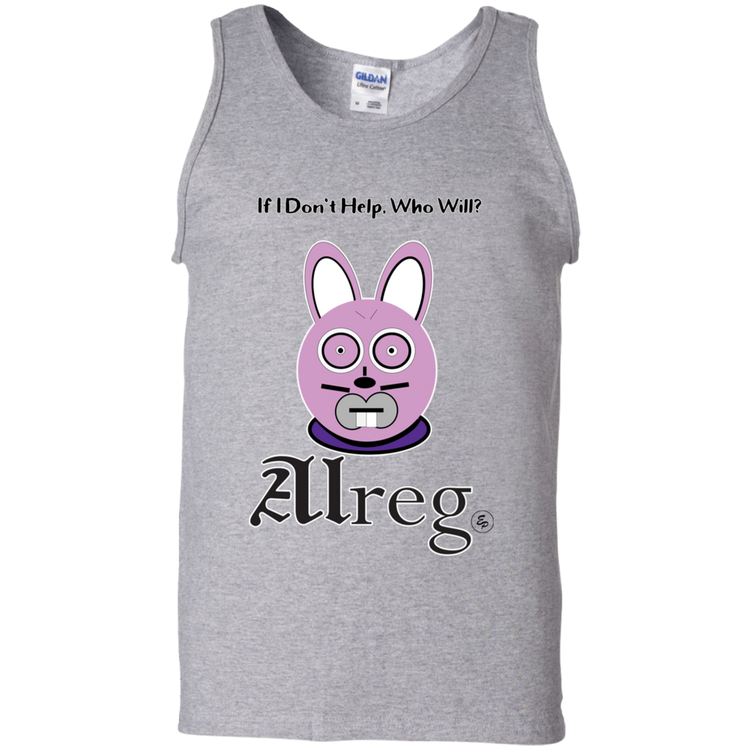 Alreg Adventures - Alreg Rabbit - If I dont help who will - Men's Tank Top