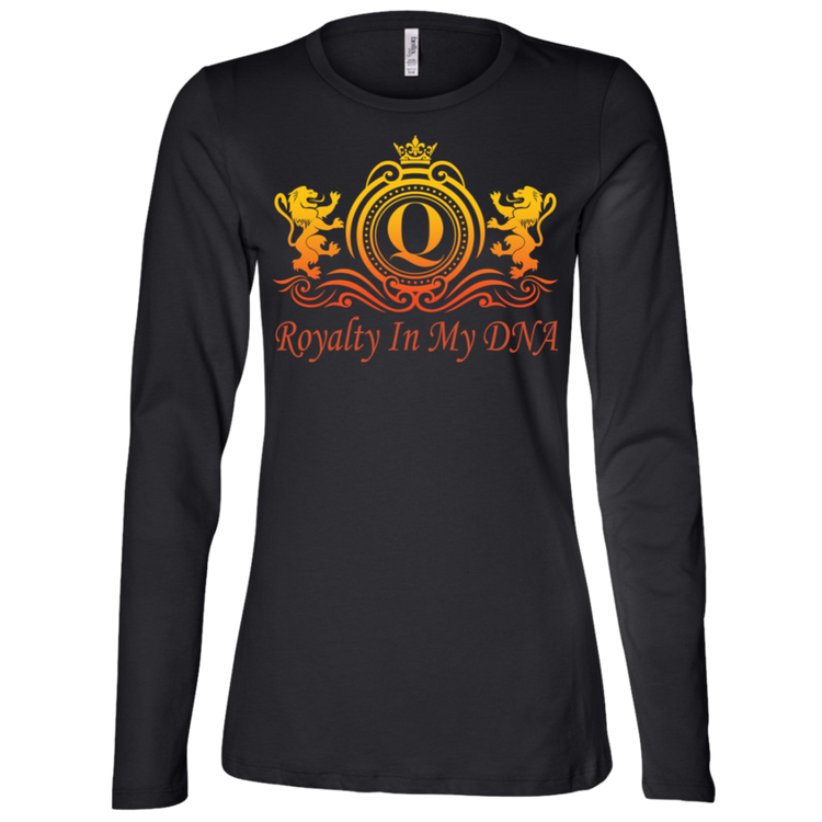 Queen - Royalty In My DNA - Black Label - Women's LS Missy Fit T-Shirt