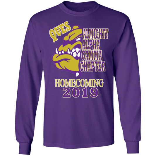 Alpha Gamma Ques - HC2019 - Men's LS Tee