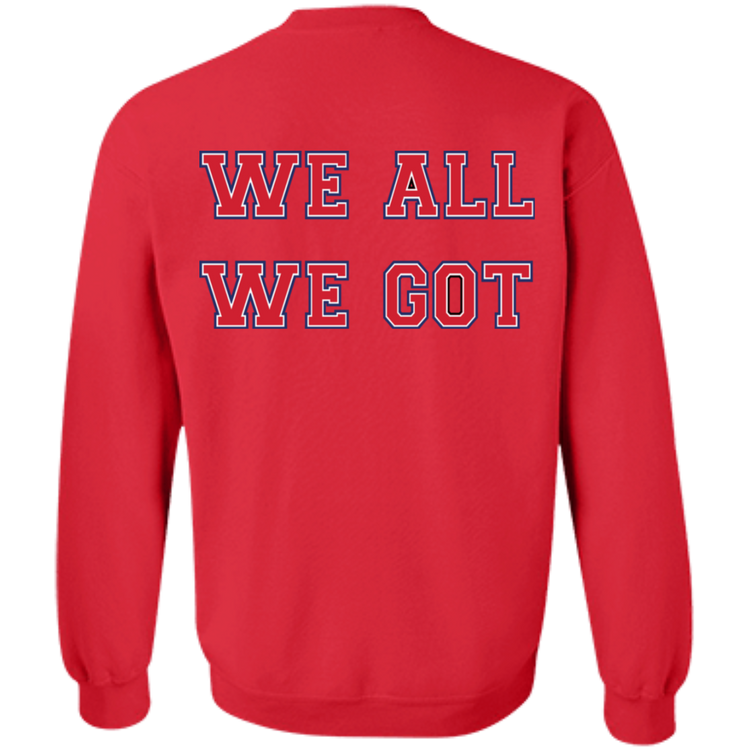 OM Patriots Football - Crewneck Pullover Sweatshirt