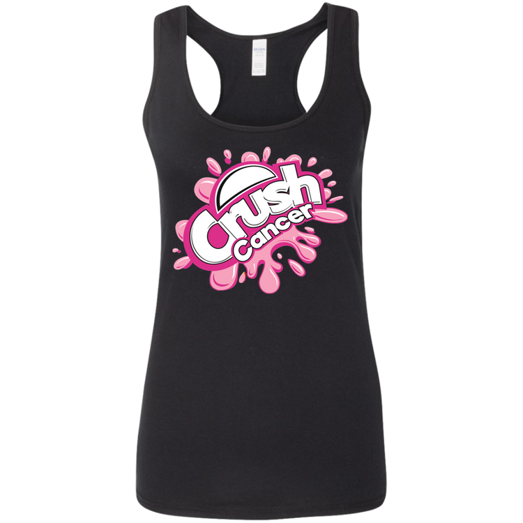 Crush-Breast Cancer - Women's Softstyle Racerback Tank