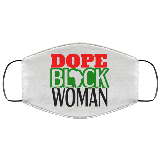 Dope Black Woman - Face Mask