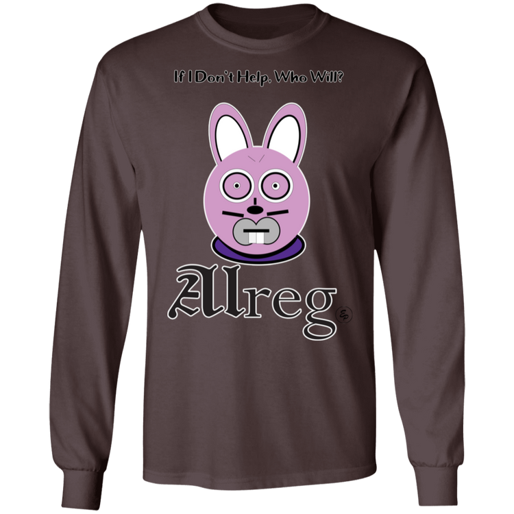 Alreg Adventures - Alreg Rabbit - If I dont help who will - Men's LS Tee