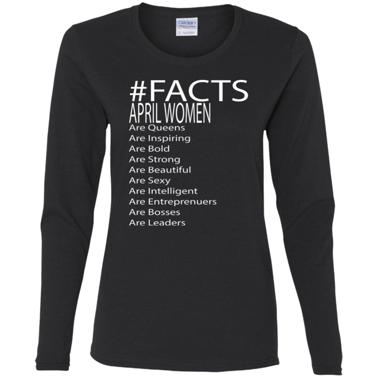 Facts - April Women - Women's LS Tee