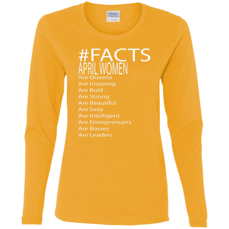 Facts - April Women - Women's LS Tee