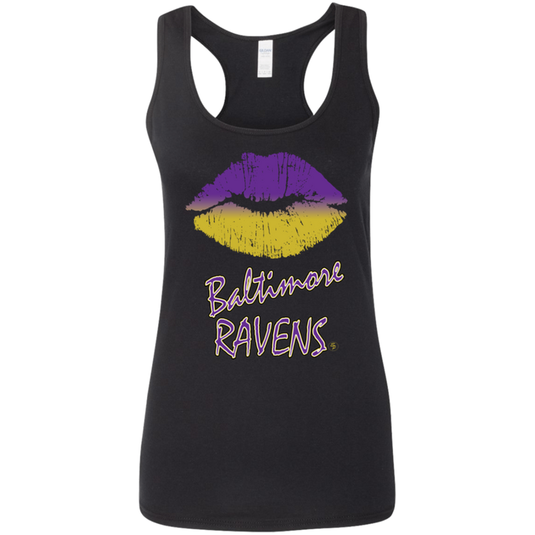 Ravens Kiss - Women's Softstyle Racerback Tank