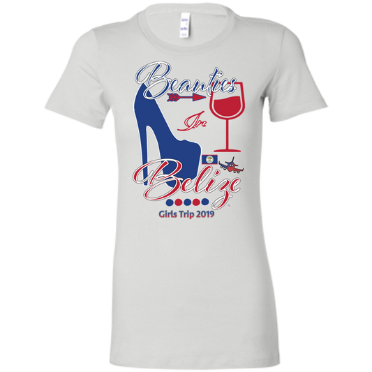 Beauties In Belize - Fitted Women's' T-Shirt