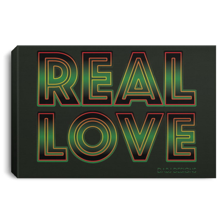 REAL LOVE  Landscape Canvas .75in Frame