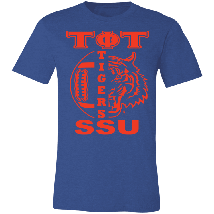 SSU - Tigers Football - Orange - Fashion Fitted Short-Sleeve T-Shirt