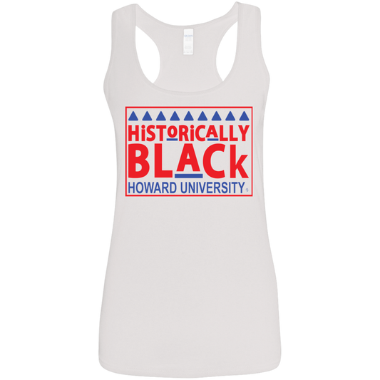 Howard - Historically Black - Women's Softstyle Racerback Tank