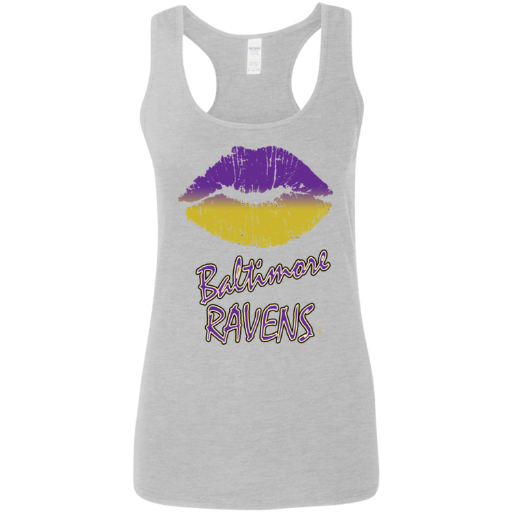 Ravens Kiss - Women's Softstyle Racerback Tank