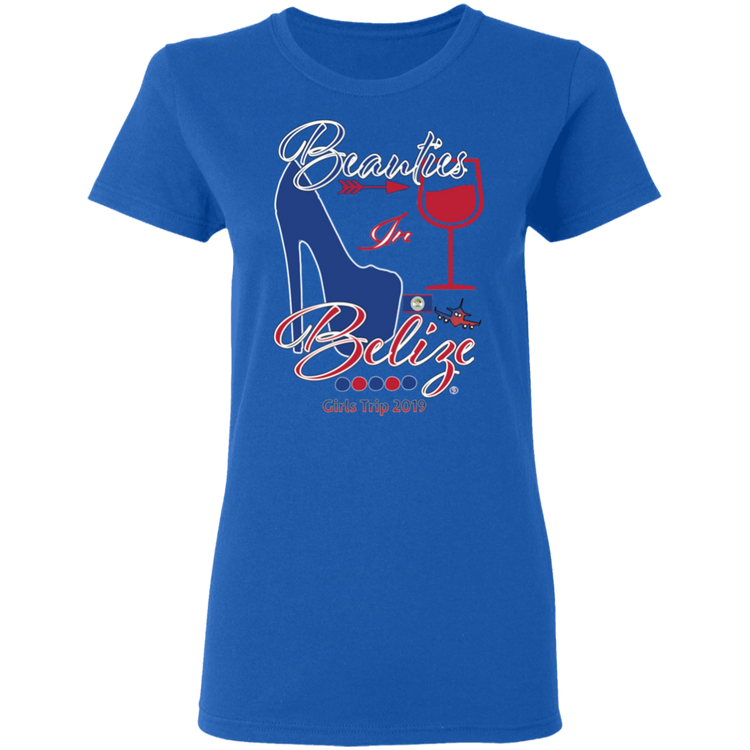 Beauties In Belize - Women's 5.3 oz. Tee