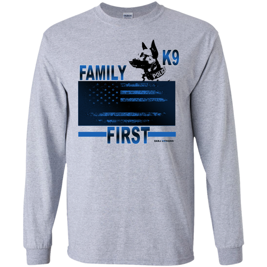 K9 Family First Men's Long Sleeve Tee