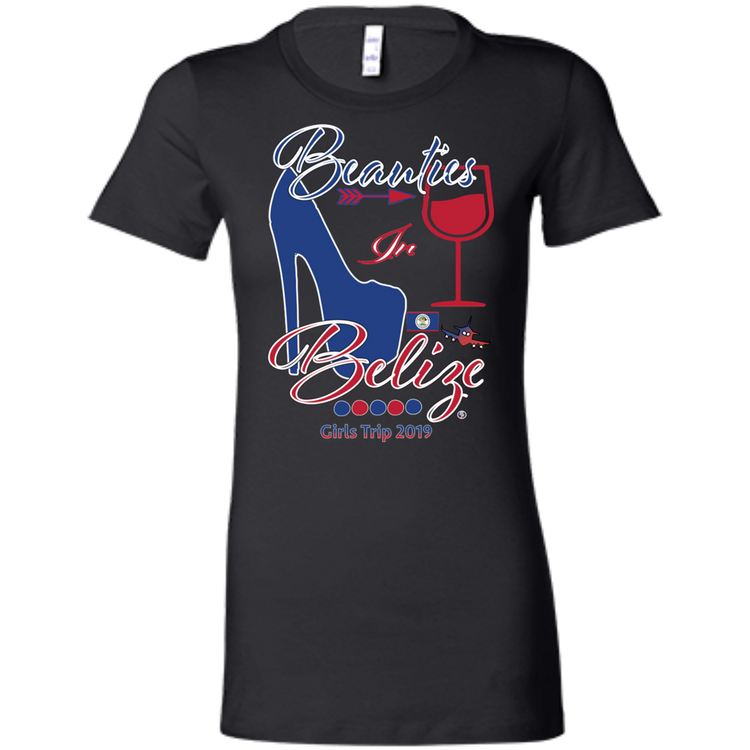 Beauties In Belize - Fitted Women's' T-Shirt